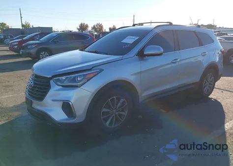 2017 Hyundai Santa Fe Se from USA, damaged, VIN KM8SMDHF4HU174490